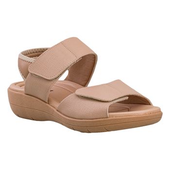 Sandalia-Nude-Claro-Tiras-Largas-Velcro-|-Comfort-Tamanho--34---Cor--NUDE-CLARO-0